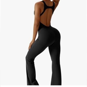 NWT Chic Black Athletic Jumpsuit